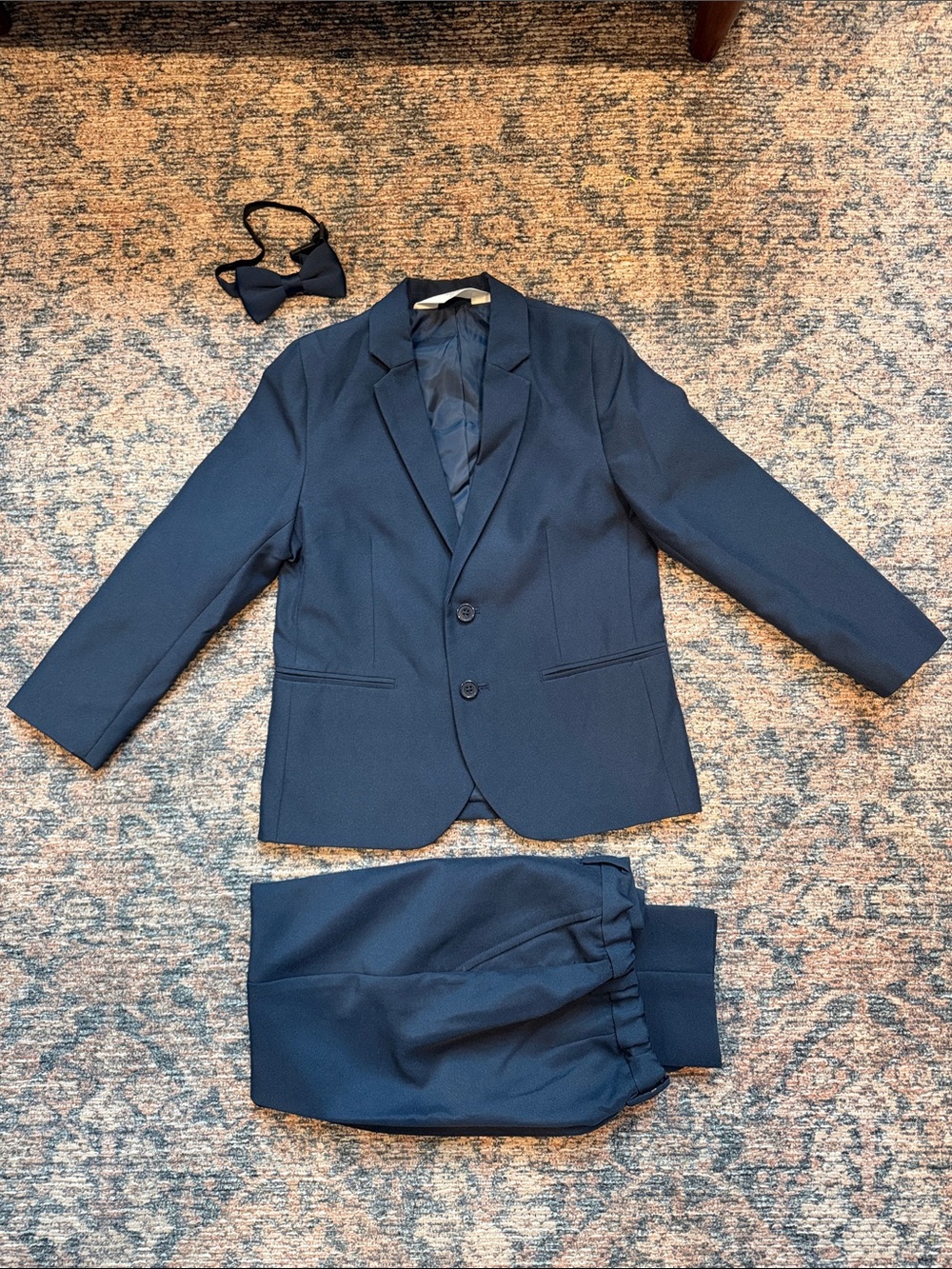 H&M Kid’s Navy Suit with Bow Tie